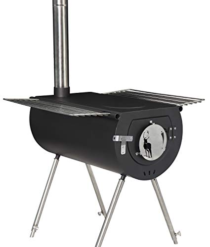 US Stove CCS18 Caribou Outfitter Portable Camp Stove - 18 Inch, Black, Medium