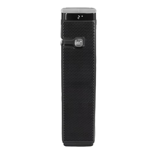 Holmes Aer1 True HEPA Medium Room Air Purifier Tower Plus Ionizer With Touch Controls, 743 Sq. Ft. Coverage, 8-1/4