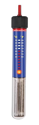 Penn-Plax Cascade Heat Aquarium Heater – Fully Submersible – Great for Freshwater and Saltwater Fish Tanks – 7.5” Length – 50 Watt